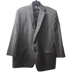 Lauren Ralph Lauren Blazer Sport Coat Two Button‎ Gray Business Career 48R